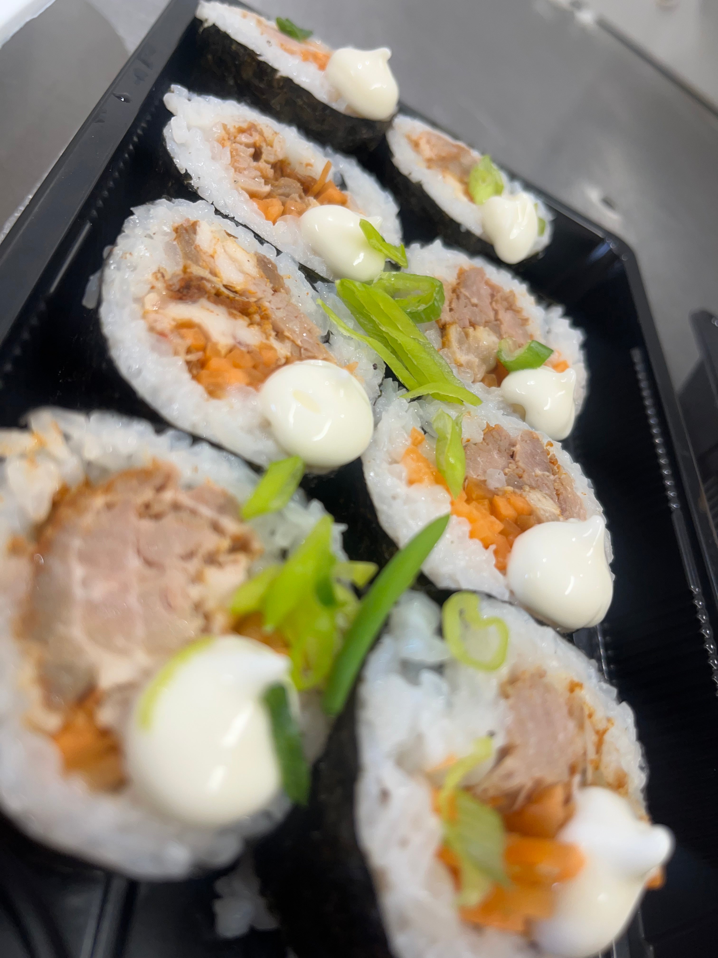Korean BBQ pulled pork futomaki